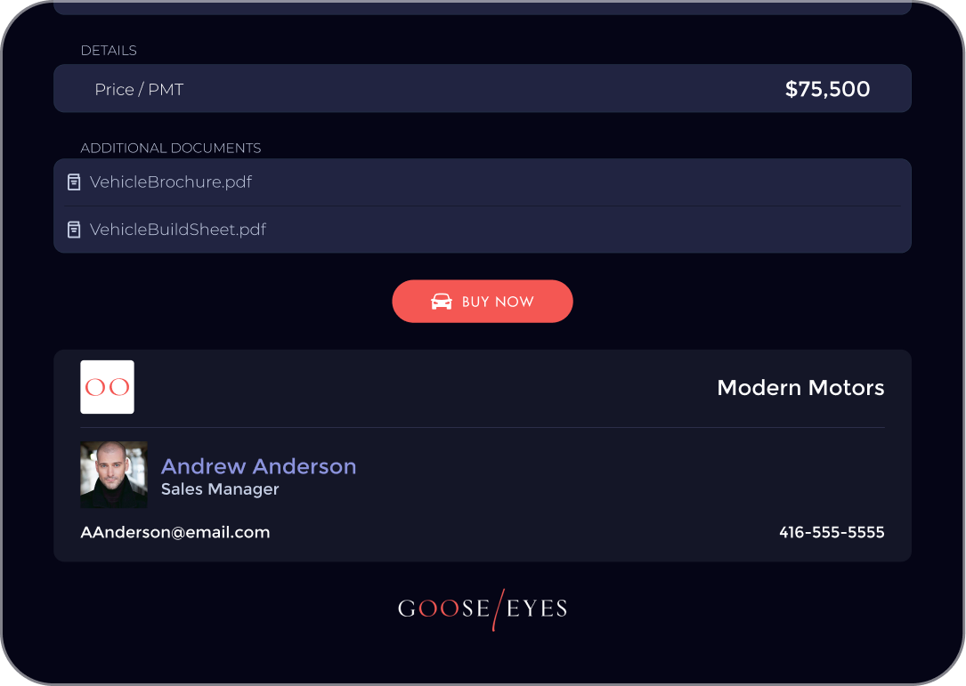 Tablet using goose eyese